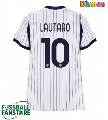 Inter Milan Lautaro Martinez #10 Replik Auswärtstrikot Damen 2026-27 Kurzarm
